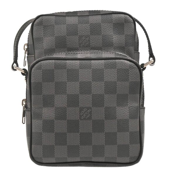 Louis Vuitton Damier Graphite Rem Shoulder Bag N41446 TJ4160 XX04072 - Picture 1 of 10